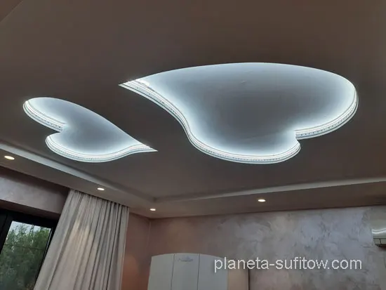 LED na suficie w pokoju dziecka