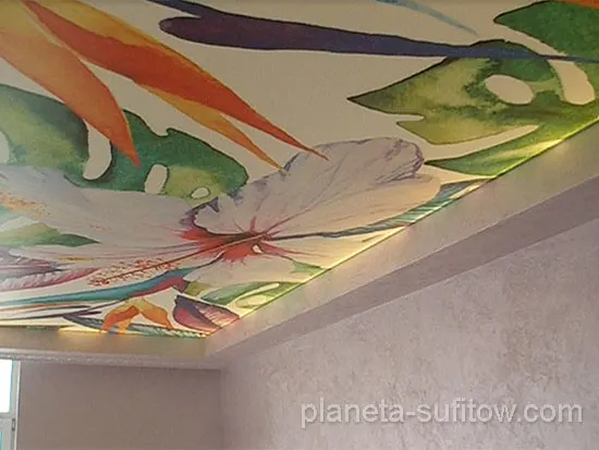 galeria sufitów napinanych z obrazkami