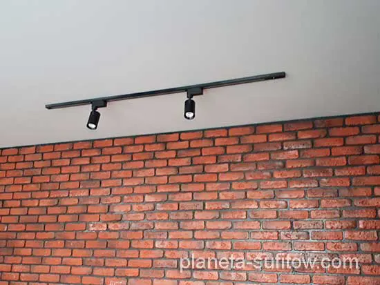 sufit napinany o matowej fakturze wzory