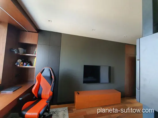 sufit napinany matowej fakturze