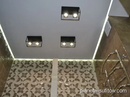 nowoczesne lampki dla łazienki