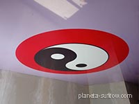 niezwykłe nadruk na suficie
